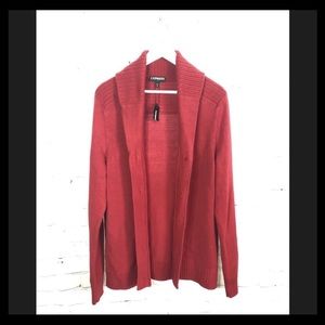 NWT Red Express Cardigan